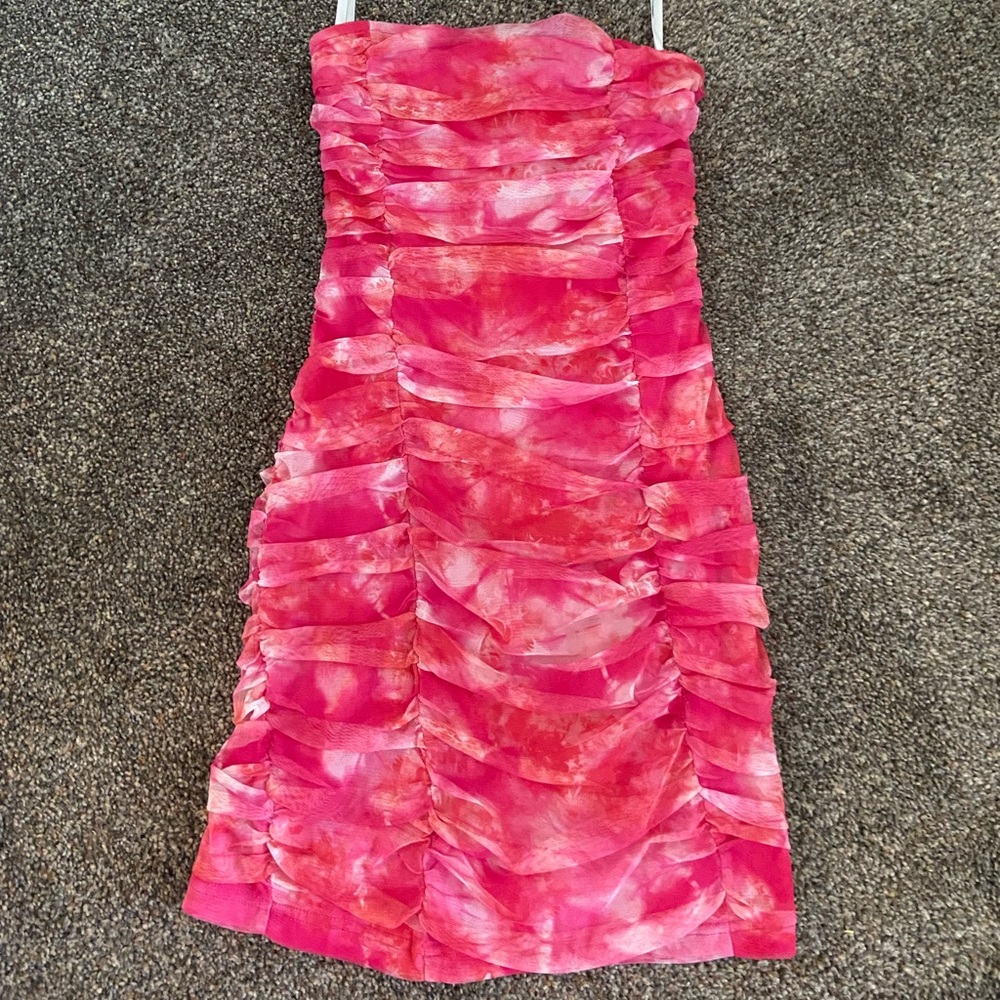 Superdown Strapless mini dress